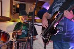 The Buzz band at The Kings Arms, Tamerton Foliot. Twenty third of August, two-thousand and fourteen.
